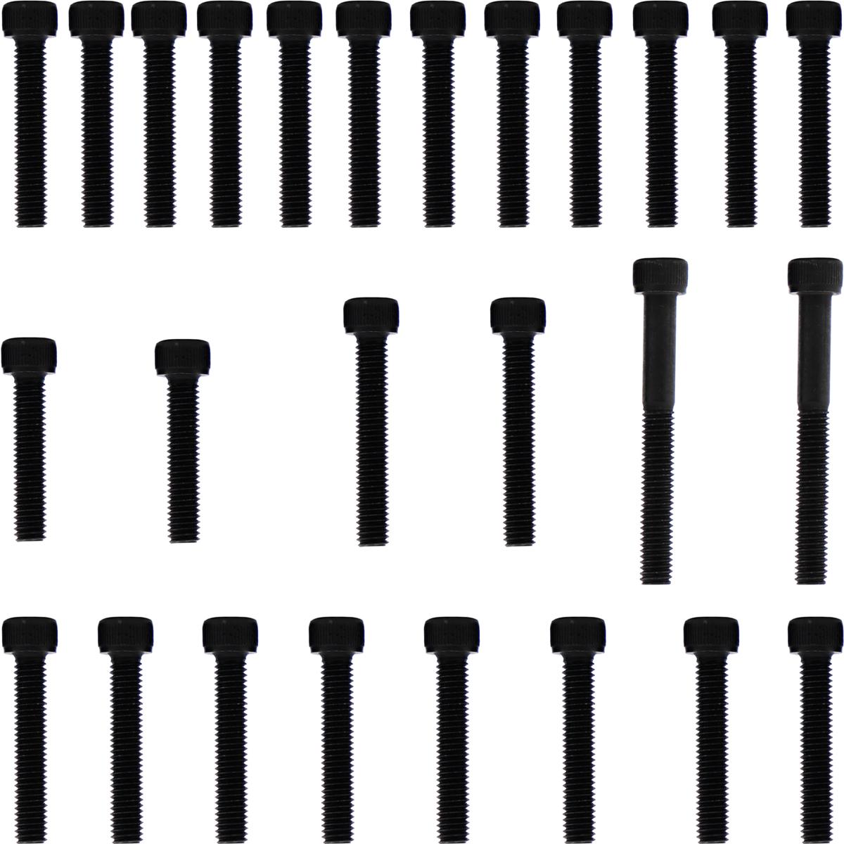 Kit parafusos aço liga tampa motor lateral esquerda+direita CR250R 1992 a 2001 CR250 2 tempos Honda