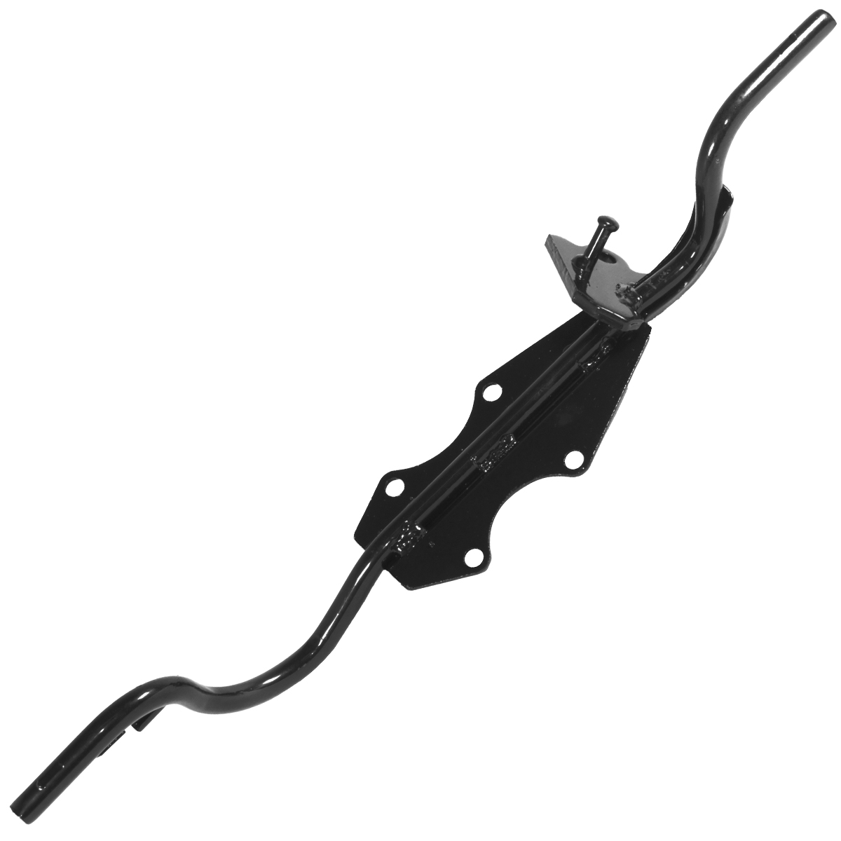 Estribo pedal apoio suporte pedaleira dianteira maciço Biz125 2006 a 2010 - Imagem 2