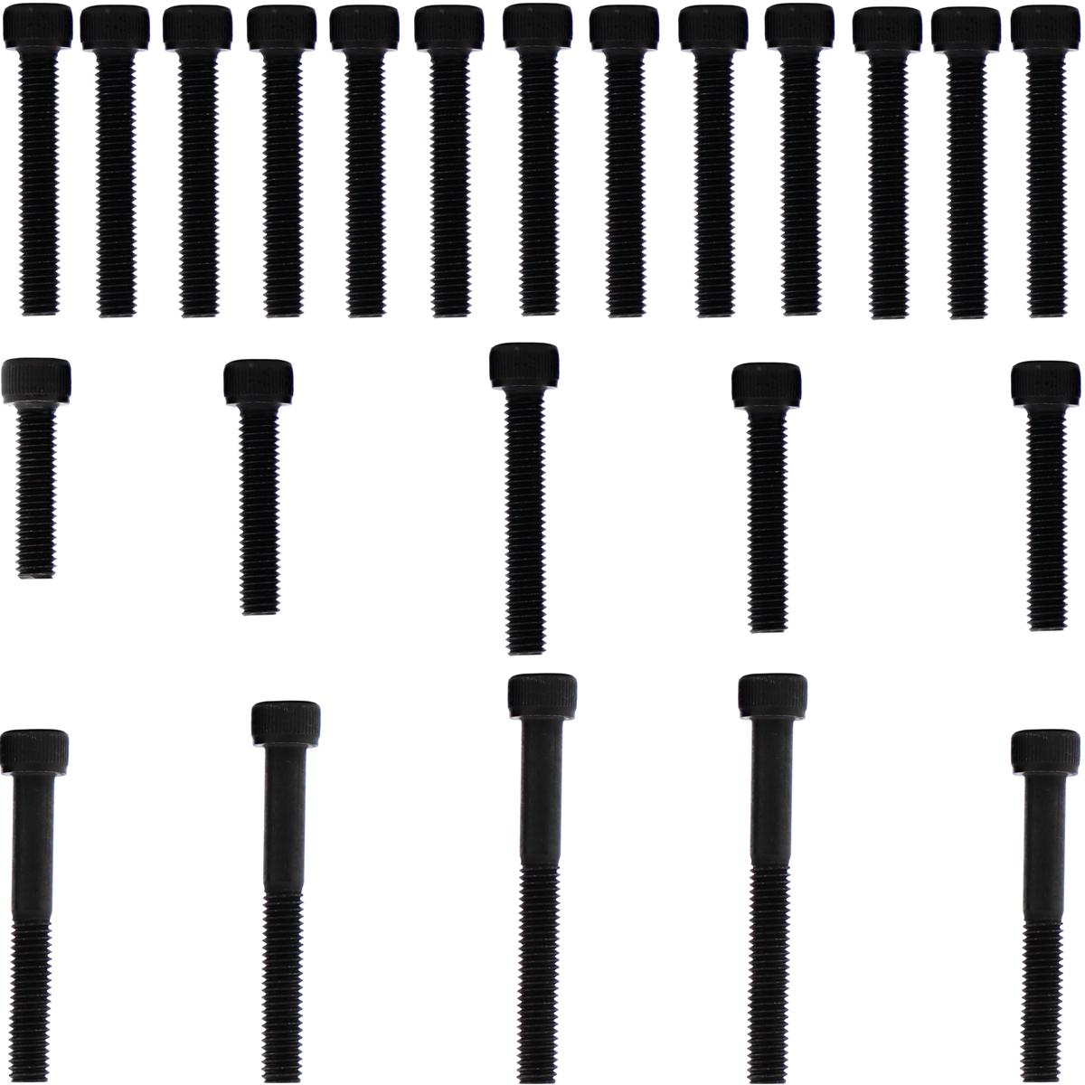 Kit parafusos aço liga tampa motor lateral esquerda+direita CBX150 Aero 1988 a 1993 NX150 1988 a 1993 Honda OHC