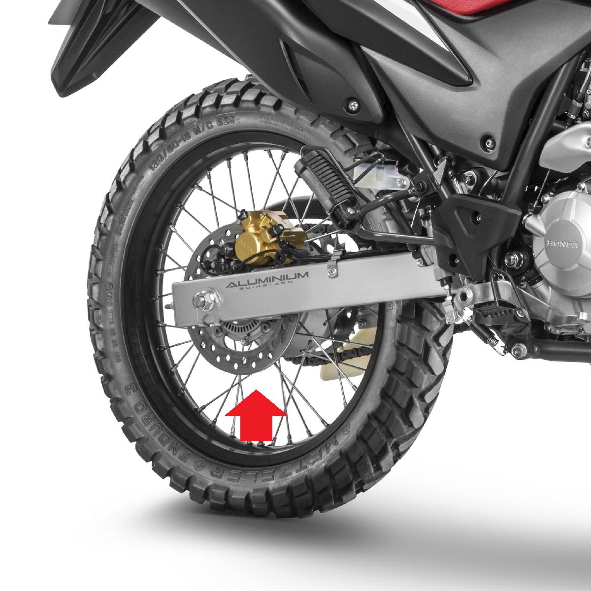 Kit rolamentos cubo roda traseira XRE300 NX400 Falcon 99/15 NX350 Sahara XLX350 XLX250 - Imagem 4