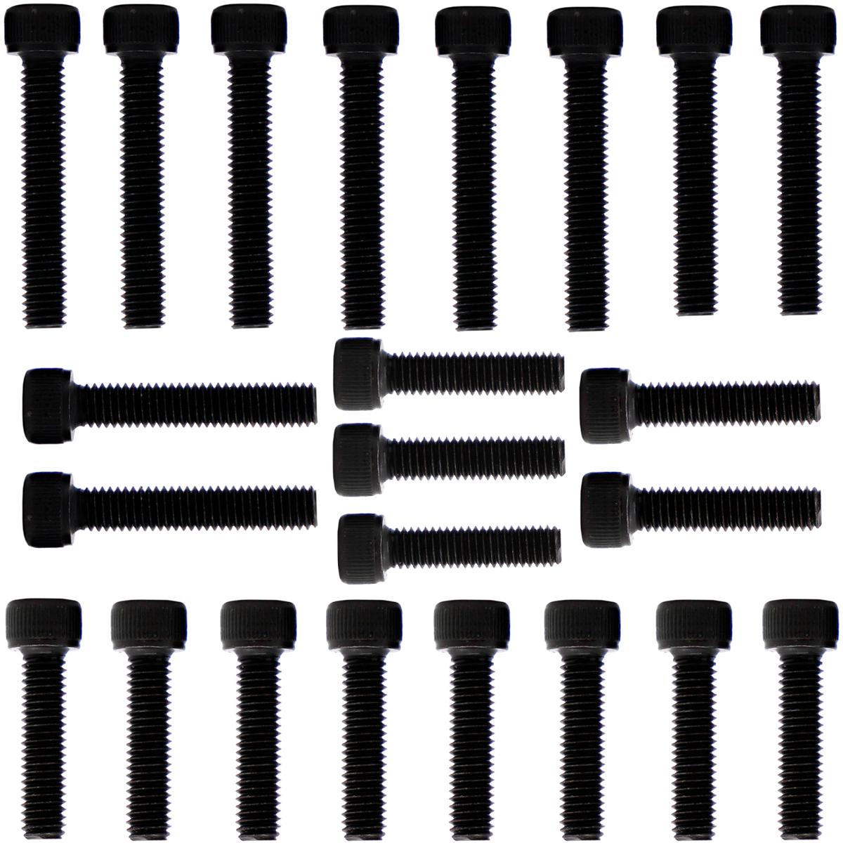 Kit parafusos aço liga tampa motor lateral esquerda+direita Biz125 2006 KS/ES/EX/+ em diante Honda