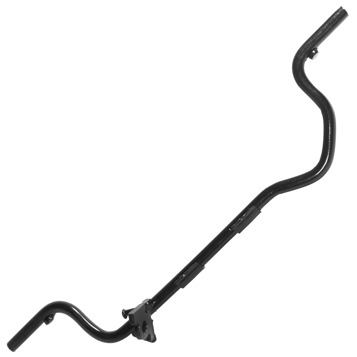 Estribo pedal apoio suporte pedaleira dianteira maciço C100 Biz Pop100 - Imagem 2