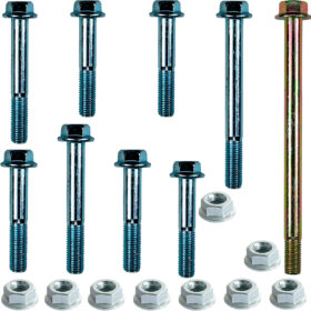 Kit parafusos suporte motor NX150 1988 a 1993 Fixação motor Chassi