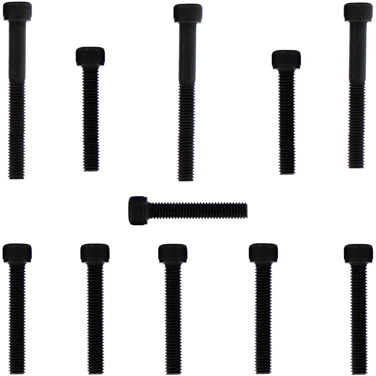 Kit parafusos aço liga tampa motor lateral esquerda+direita C100 Biz 1998 a 2005 Biz100 antiga Pop100 2007 a 2015