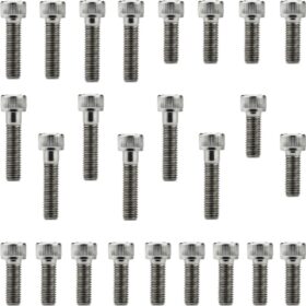 Kit parafusos inox tampa motor lateral esquerda+direita Biz125 2006 KS/ES/EX/+ em diante Honda