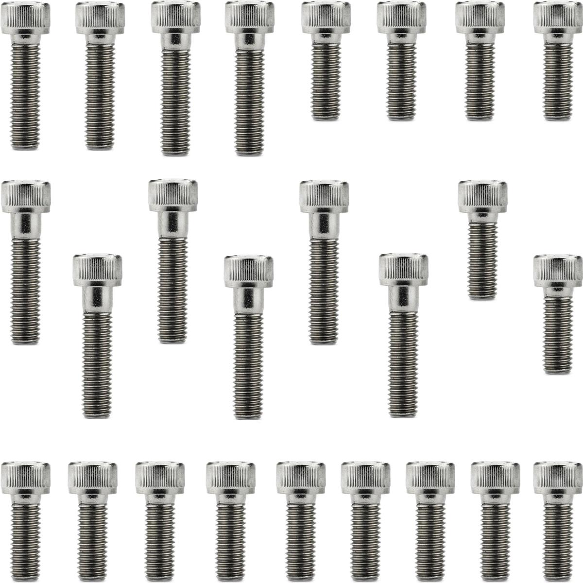 Kit parafusos inox tampa motor lateral esquerda+direita Biz125 2006 KS/ES/EX/+ em diante Honda