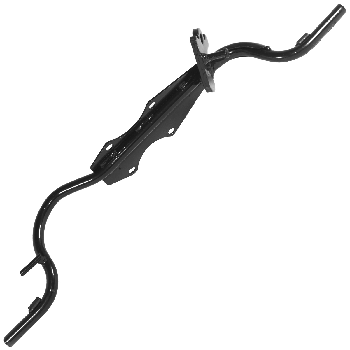 Estribo pedal apoio suporte pedaleira dianteira maciço Biz125 2006 a 2010 - Imagem 3