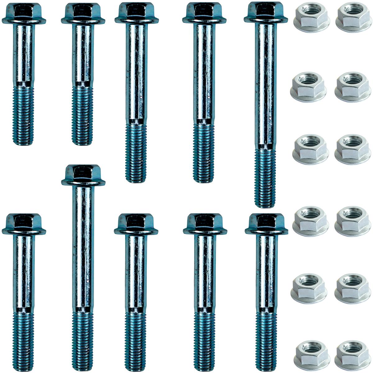 Kit parafusos suporte motor CG125 1989 a 1999 Titan 1995 a 1999 Today 1995 a 1999 Fixação motor Chassi