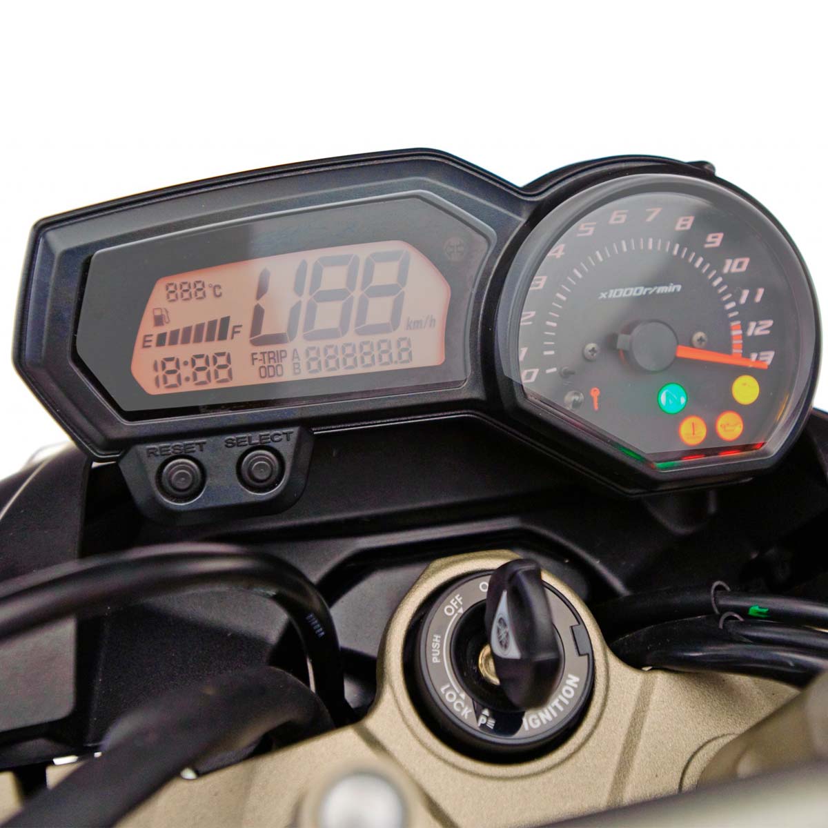 Película protetora do painel tela XJ6F XJ6N FZ6 Fazer 2008 a 2019 proteção antirrisco - Imagem 3