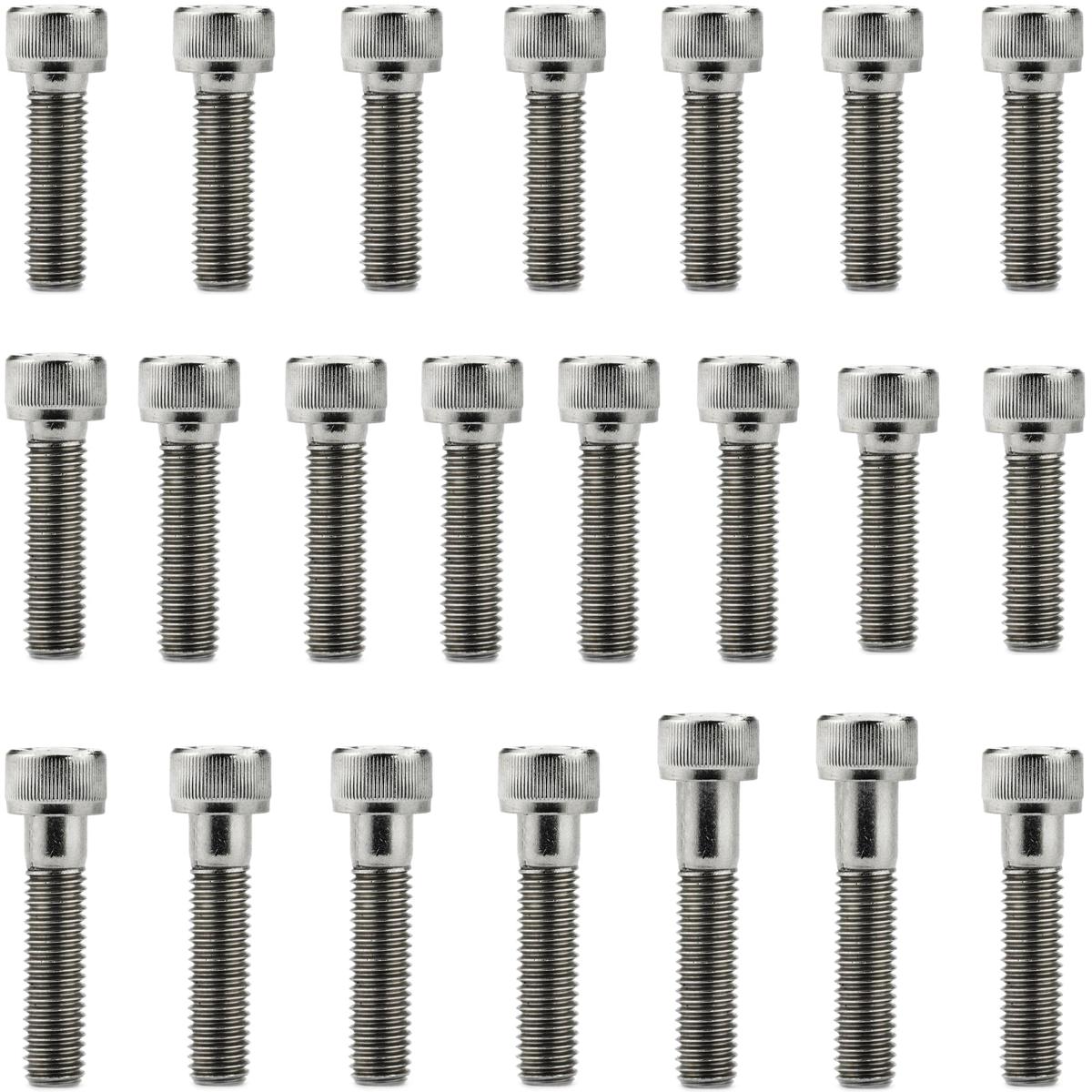 Kit parafusos inox tampa motor lateral esquerda+direita XT225 1996 a 2006 TDM225 1997 a 2005