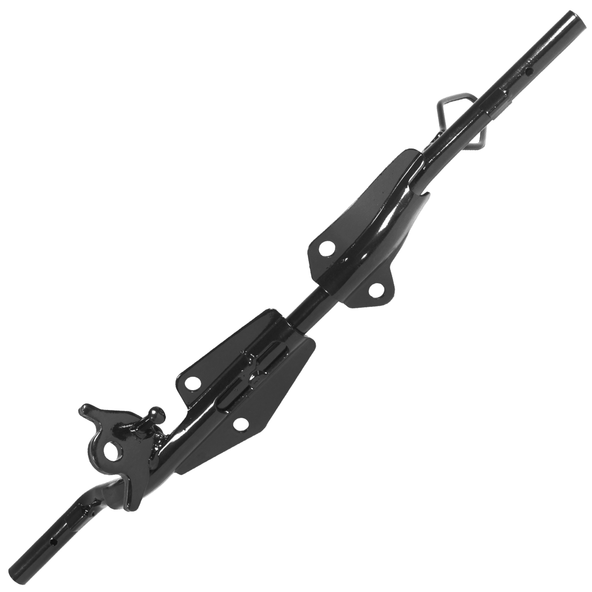 Estribo pedal apoio suporte pedaleira dianteira tubular CG160 Fan Titan Start 2016 em diante - Imagem 3