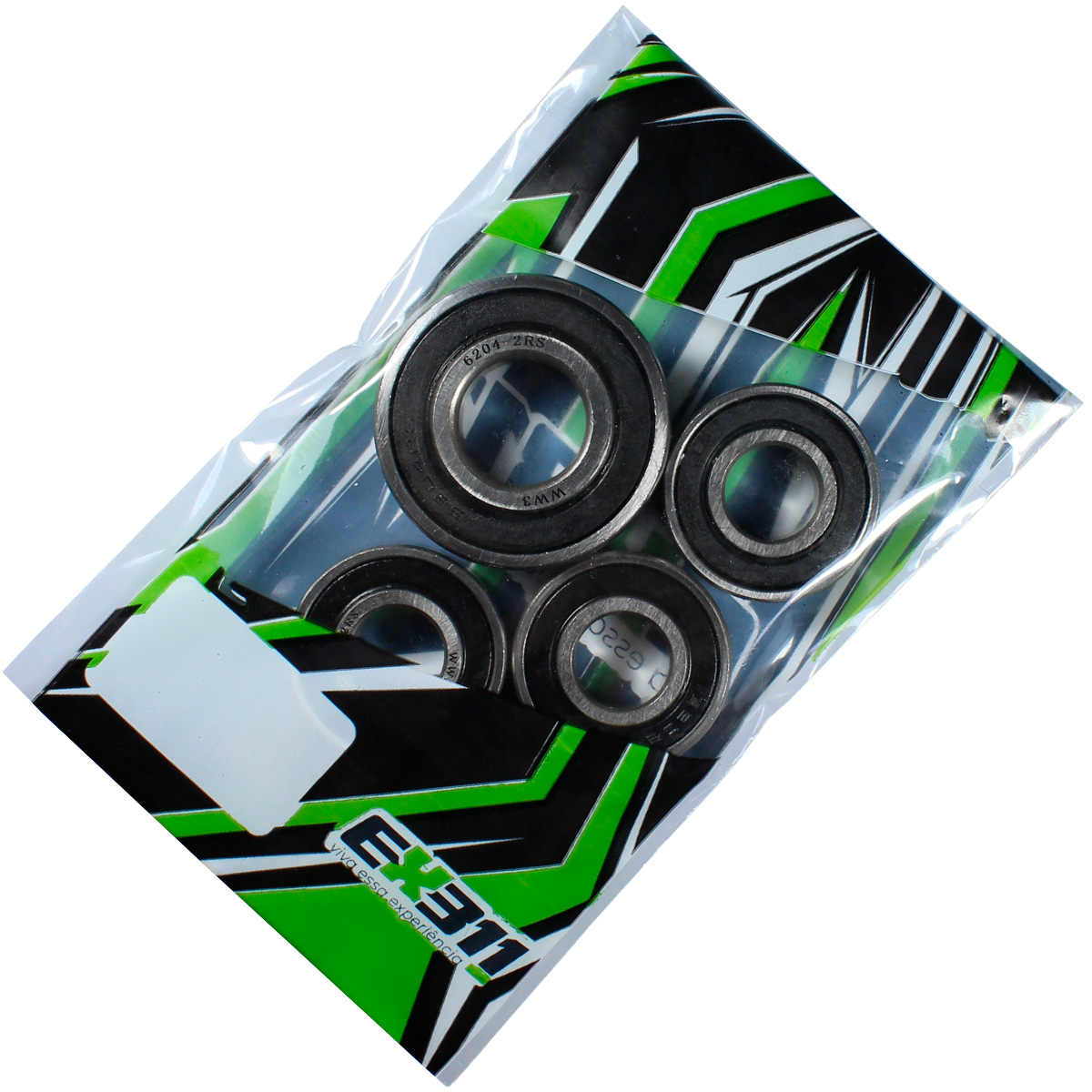 Kit rolamentos cubo roda traseira CB300 09/12 CBX250 Twister 01/08 - Imagem 5