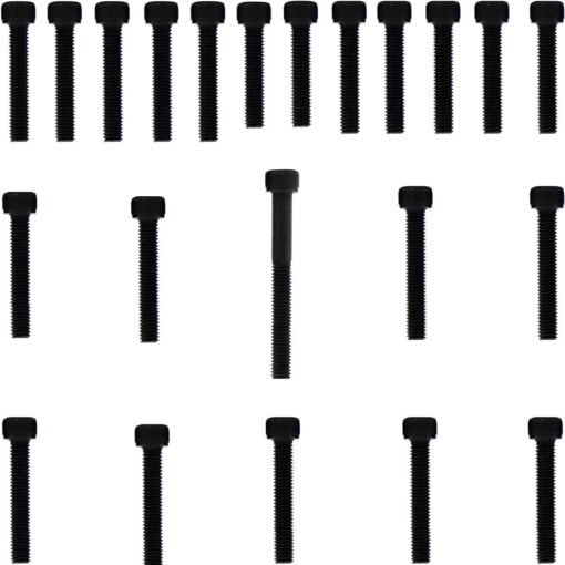 Kit parafusos aço liga tampa motor lateral esquerda+direita CR250R 1990 a 1991 CR250 2 tempos Honda
