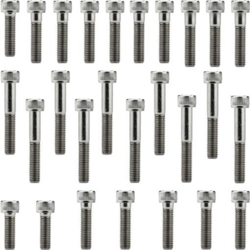 Kit parafusos inox tampa motor lateral esquerda+direita CB300R CB300 2009 a 2015 XRE300 2010 em diante