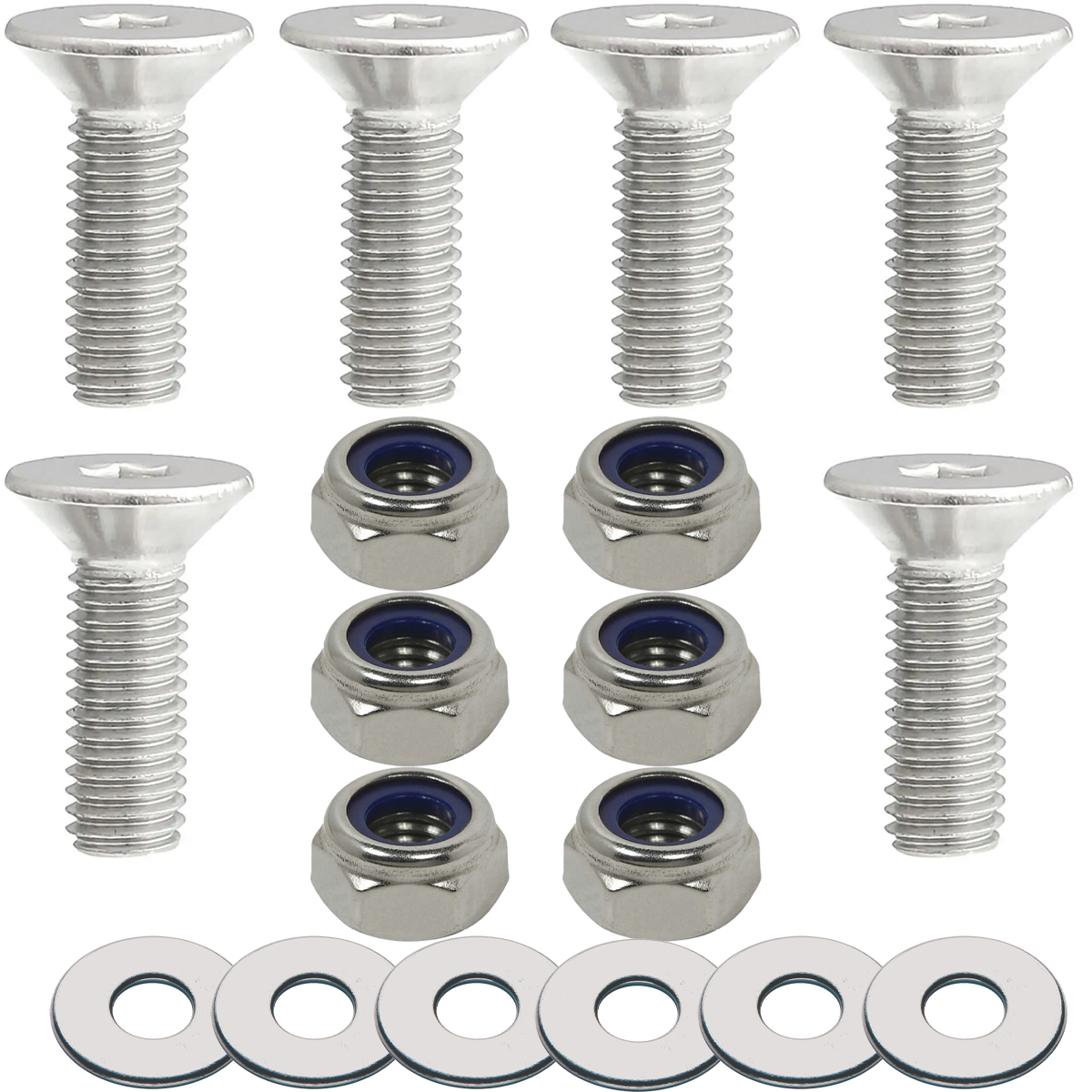 Kit parafusos prisioneiros inox coroa CRF230F CRF250F NXR125 NXR150 NXR160 Bros XR250 Tornado Xre190 com porca