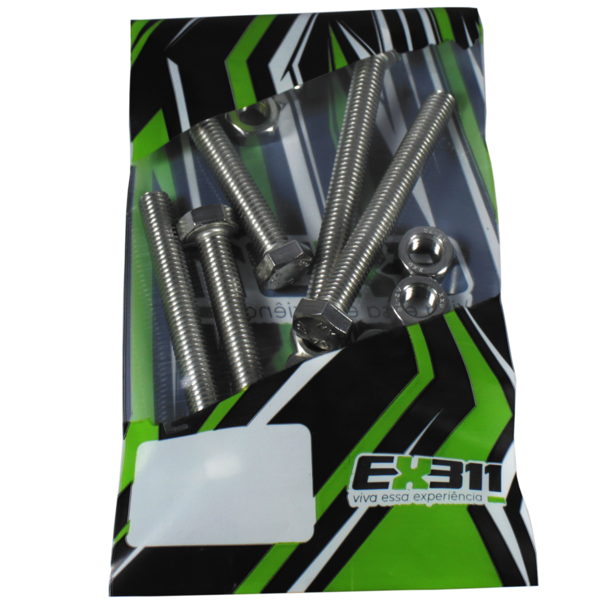 Kit parafusos inox suporte motor DT CRF230 CRF230F 2007 a 2020 Honda Fixação Peito Motor Chassi - Imagem 3