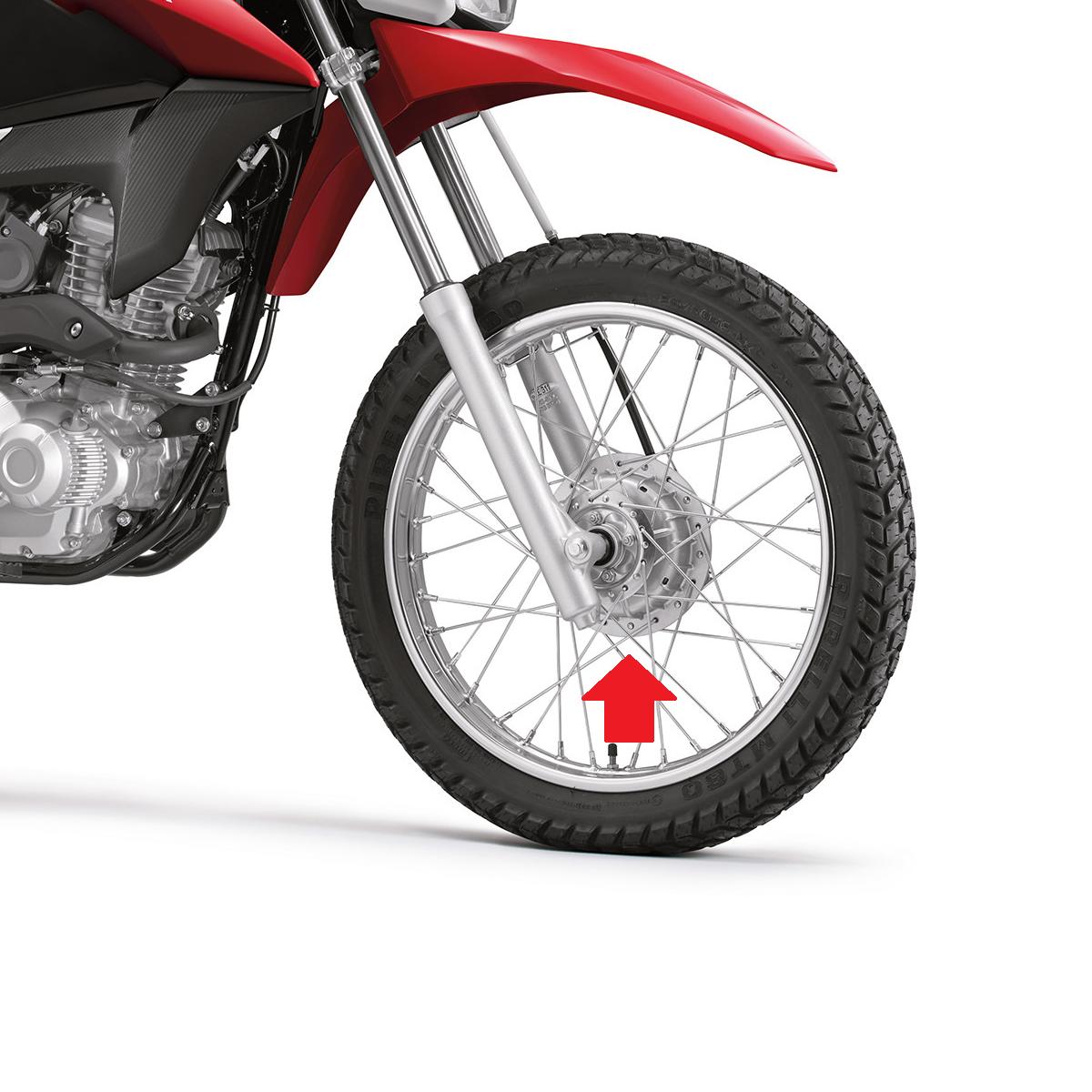 Kit rolamentos cubo roda dianteira XRE190 16/ XLR125 96/03 XLS125 84/96 NXR125 NXR150 NXR160 Bros - Imagem 4