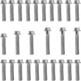 Kit parafusos zincados tampa motor lateral esquerda+direita CB500 1997 a 2005  CB500 Antiga