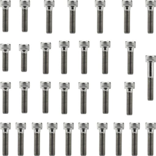 Kit parafusos inox tampa motor lateral esquerda+direita CBR250 2012 CB250R Honda