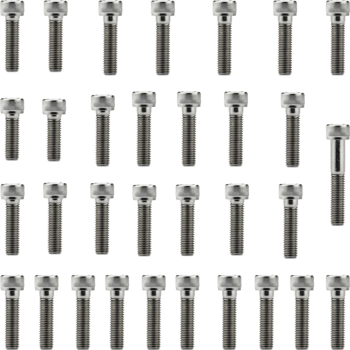 Kit parafusos inox tampa motor lateral esquerda+direita CBR250 2012 CB250R Honda