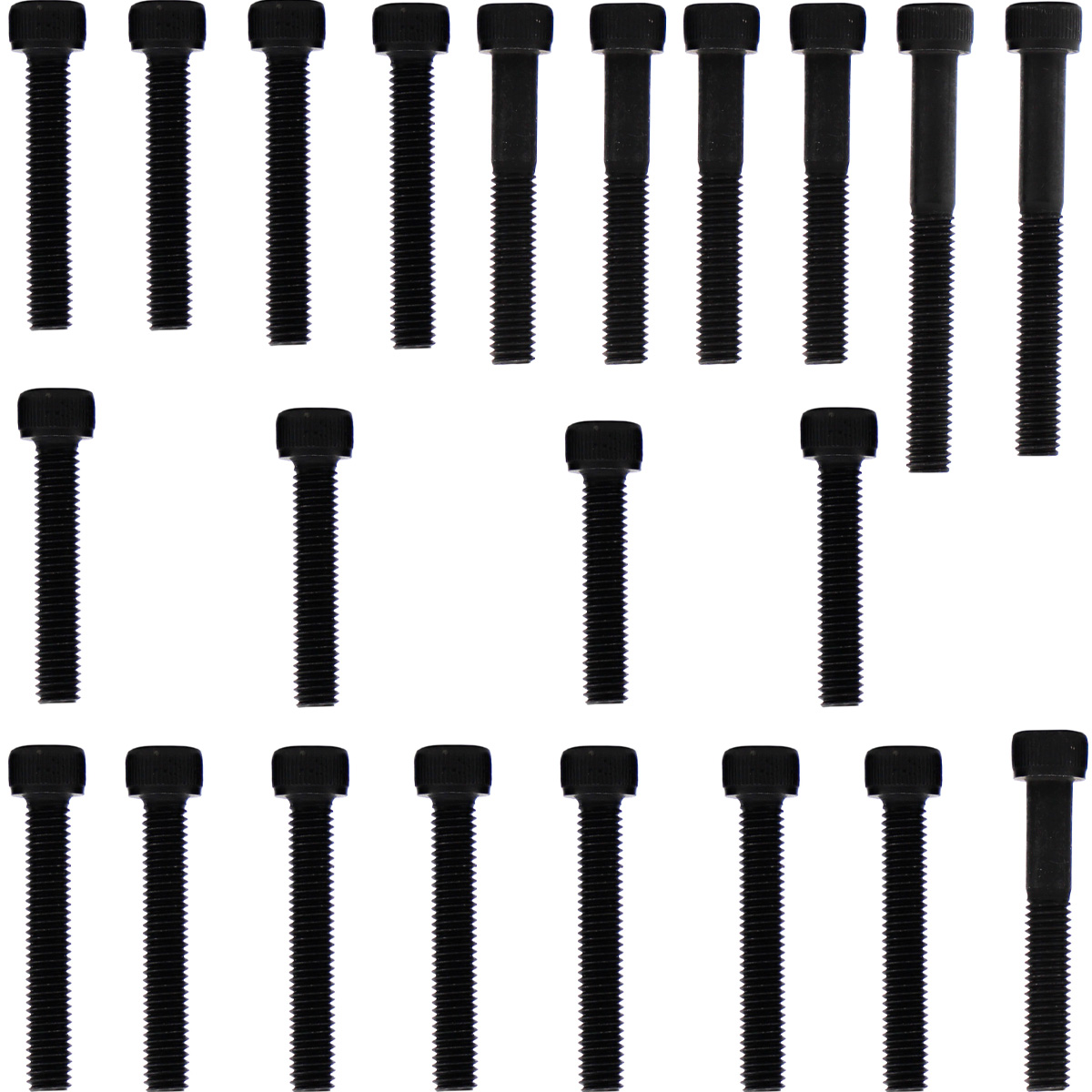 Kit parafusos aço liga tampa motor lateral esquerda+direita NXR125 Bros 2003 a 2005