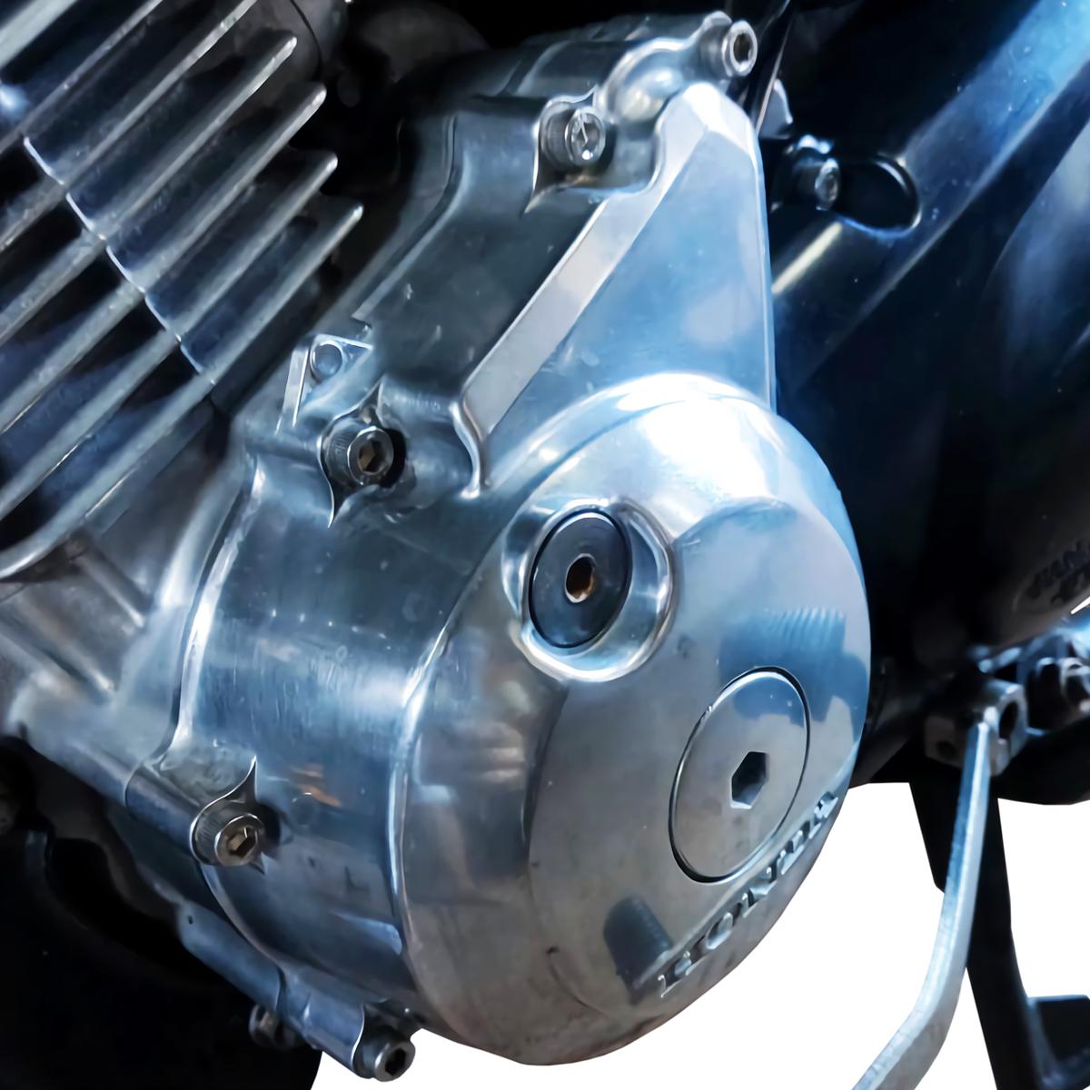 Kit parafusos inox tampa motor lateral esquerda+direita YS250 FZ250 Fazer XTZ250 Lander Tenere 2006 em diante - Imagem 4