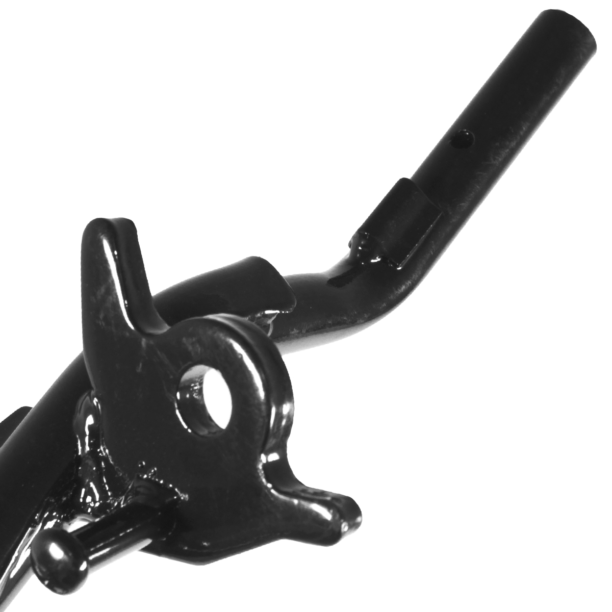 Estribo pedal apoio suporte pedaleira dianteira tubular CG160 Fan Titan Start 2016 em diante - Imagem 4
