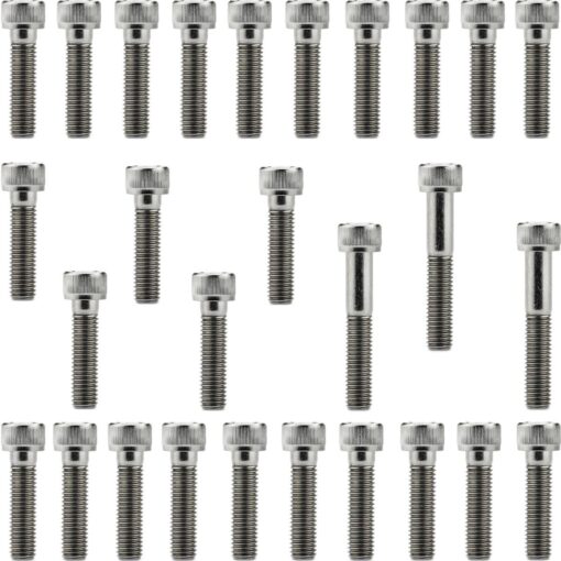 Kit parafusos inox tampa motor lateral esquerda+direita CB1300 Super Four 2007 a 2008 Honda