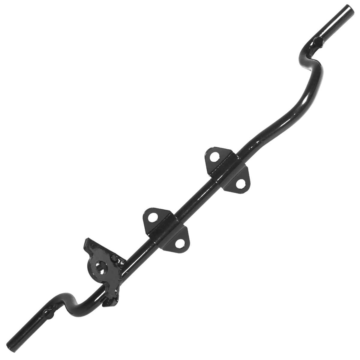 Estribo pedal apoio suporte pedaleira dianteira maciço C100 Biz Pop100 - Imagem 3