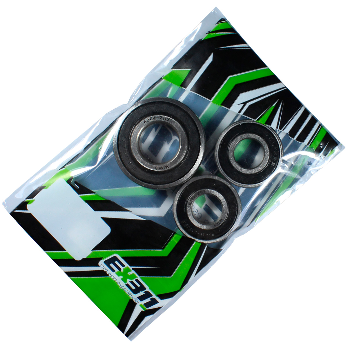 Kit rolamentos cubo roda traseira CB400 CB450 CBR450SR 84/94 CB500 98/05 - Imagem 5