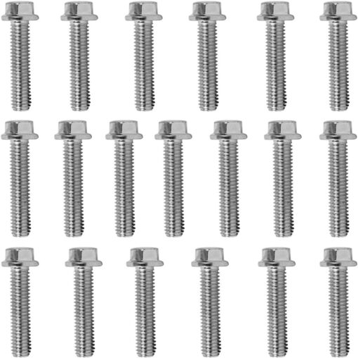 Kit parafusos zincados tampa motor lateral esquerda+direita CB400 1980 a 1983 CB450 1984 a 1994