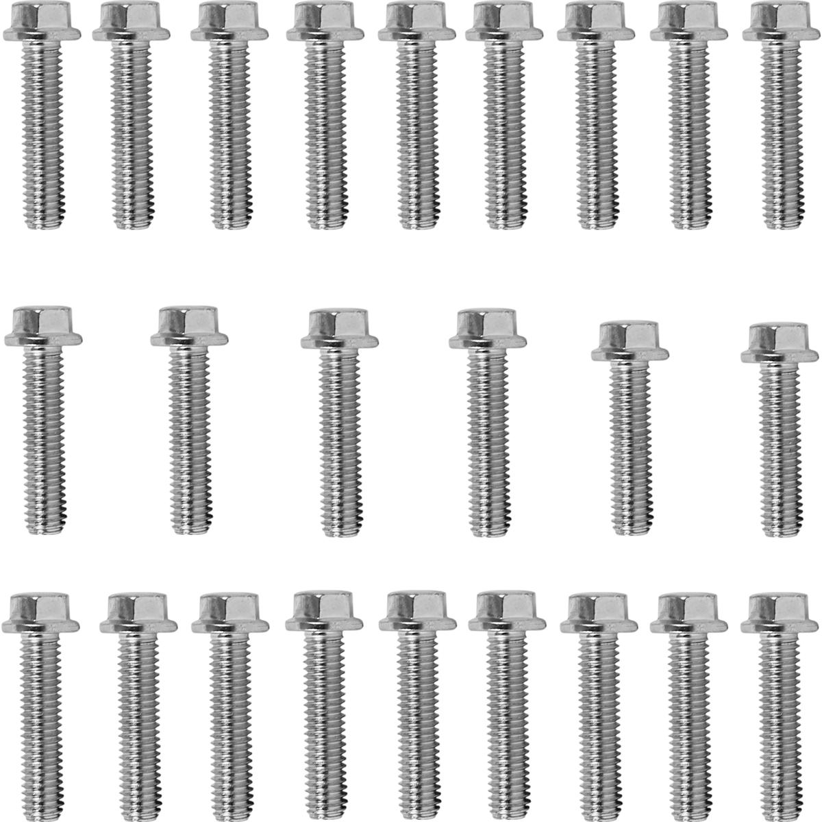 Kit parafusos zincados tampa motor lateral esquerda+direita CBR600RR 2003 a 2006 CBR600