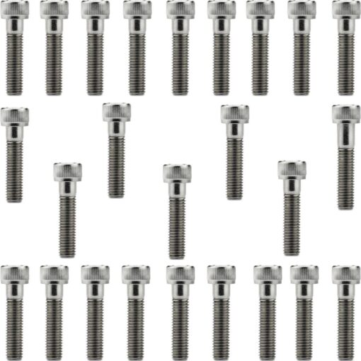 Kit parafusos inox tampa motor lateral esquerda+direita VT600C Shadow 1998 a 2005 VT600 Shadow600 Honda