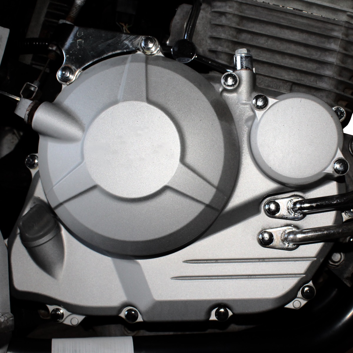 Kit parafusos cromados tampa motor lateral esquerda+direita XLX350R 1987 a 1991 - Imagem 4