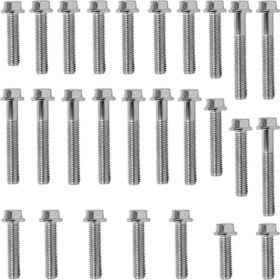 Kit parafusos zincados tampa motor lateral esquerda+direita CB300R CB300 2009 a 2015 XRE300 2010 em diante
