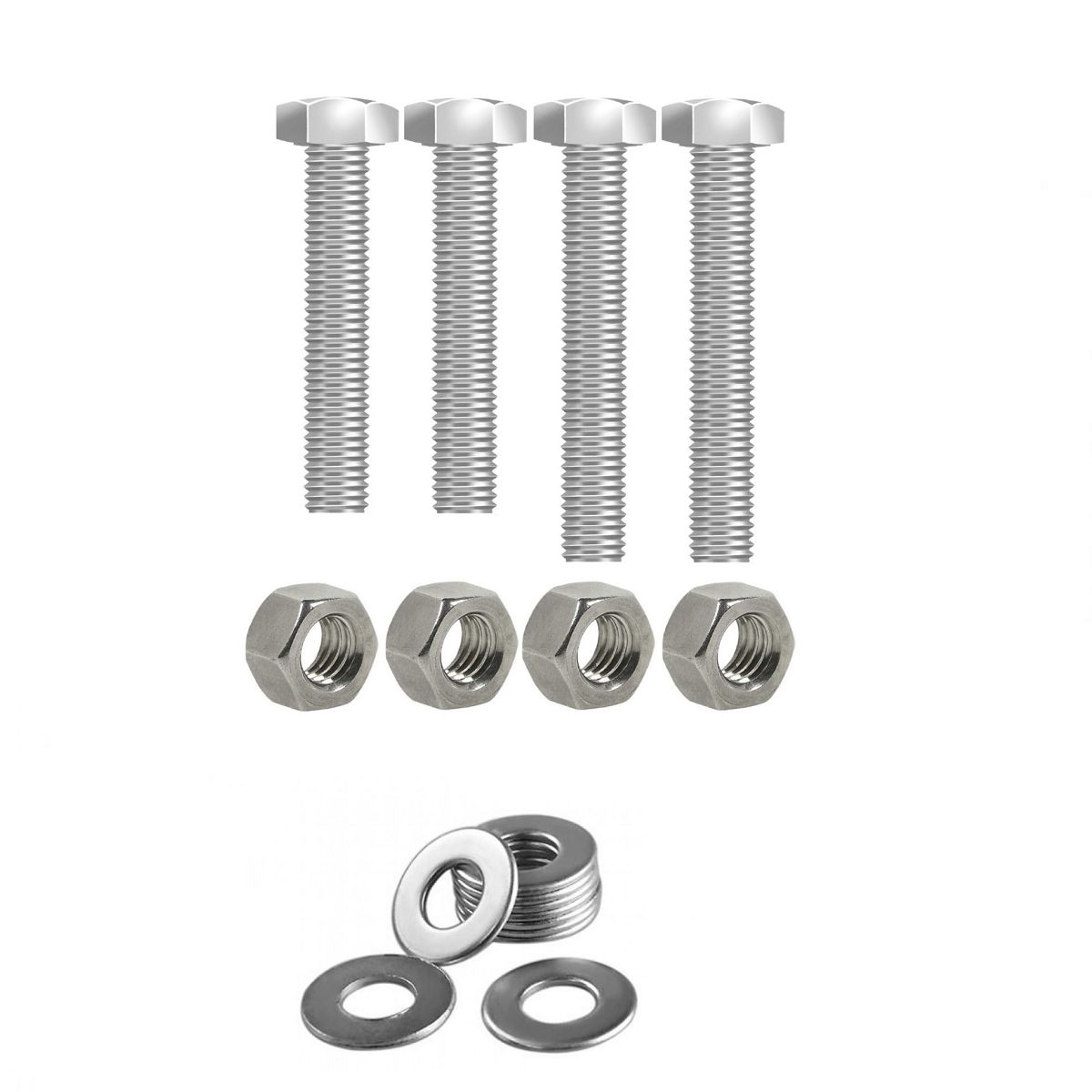 Kit parafusos inox suporte motor DT CG150 Titan Fan 2004 a 2015 CG150 Sport CG125 Fan 09/18  Fixação Peito motor Chassi