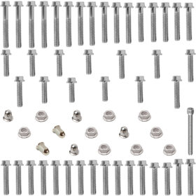 Kit parafusos motor completo CRF230F 2007 a 2020 CRF230 Nacional Honda (externos e suporte do motor)