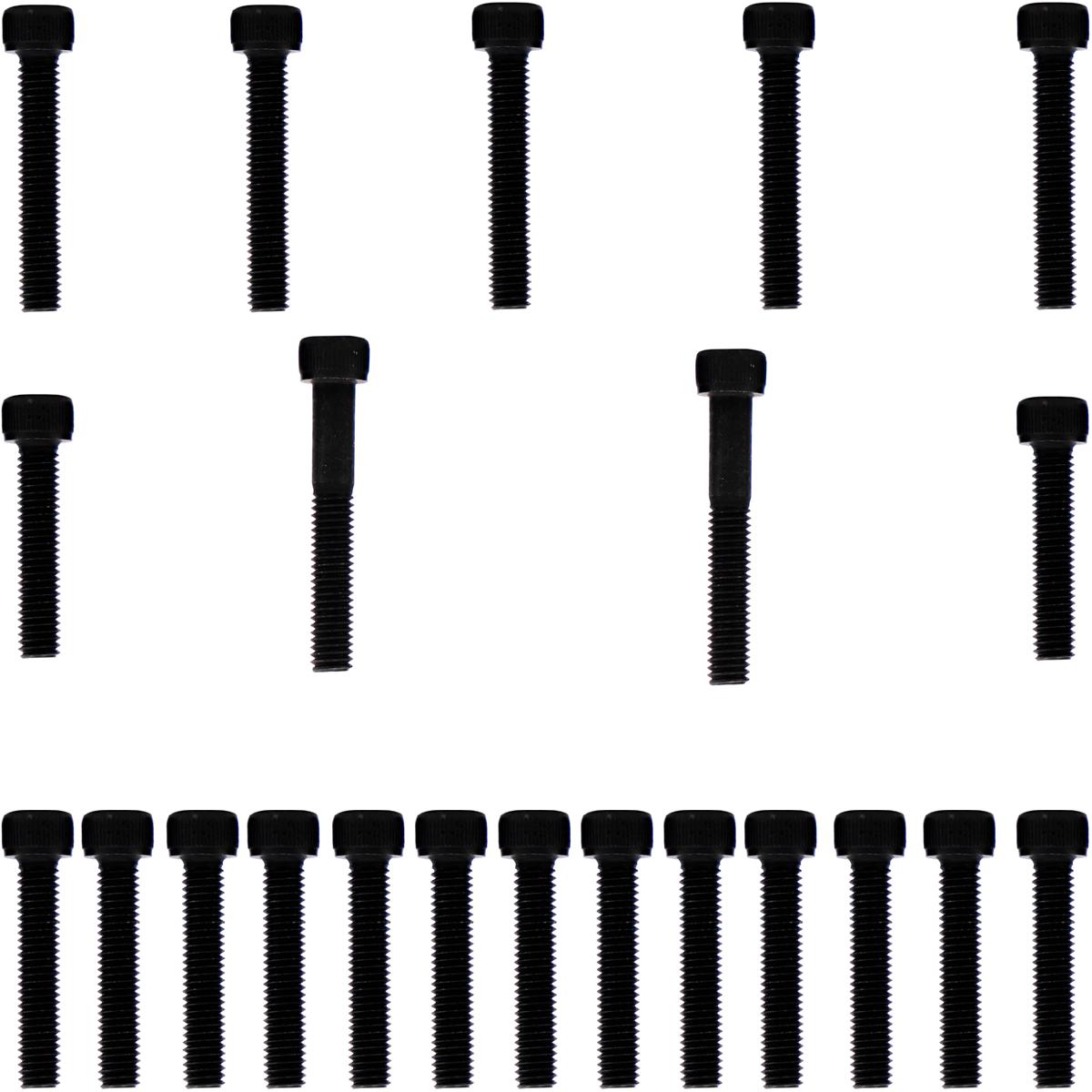 Kit parafusos aço liga tampa motor lateral esquerda+direita XT225 1996 a 2006 TDM225 1997 a 2005
