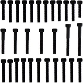 Kit parafusos aço liga tampa motor lateral esquerda+direita+paralama+tampa válvula CG125 Titan ES/KSE 2000 a 2004 Honda