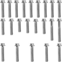 Kit parafusos zincados tampa motor lateral esquerda+direita NXR125 Bros 2003 a 2005