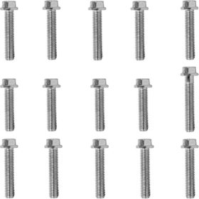 Kit parafusos zincados tampa motor lateral esquerda+direita CG125 1989 a 1999 Today125 1989 a 1994 CG125 Titan 1995 a 19