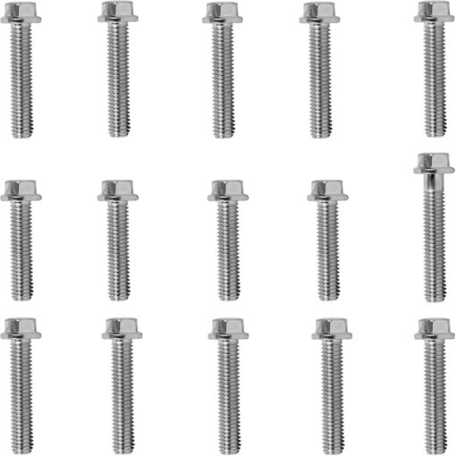 Kit parafusos zincados tampa motor lateral esquerda+direita CG125 1989 a 1999 Today125 1989 a 1994 CG125 Titan 1995 a 19