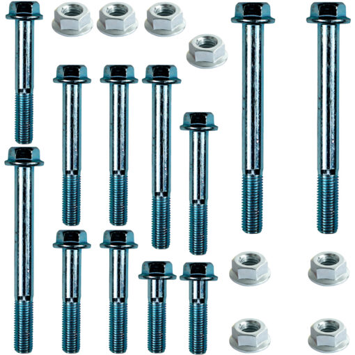 Kit parafusos suporte motor NXR160 Bros 2016 em diante Fixação motor Chassi