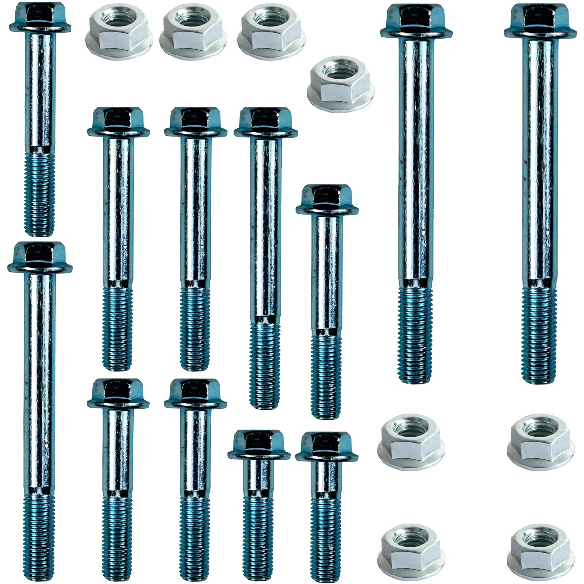 Kit parafusos suporte motor NXR160 Bros 2016 em diante Fixação motor Chassi